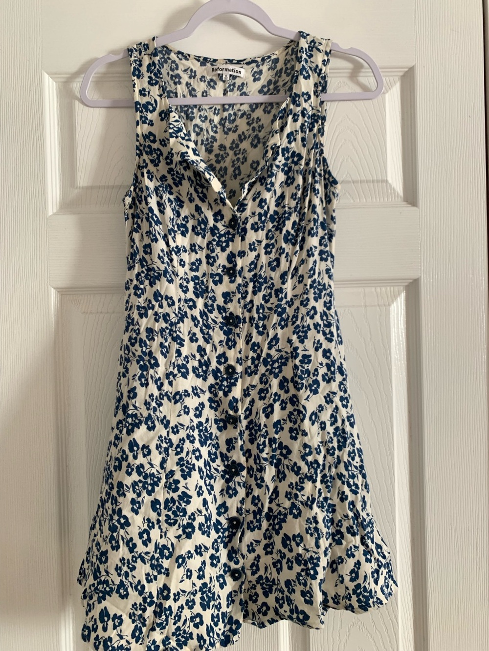 Reformation floral mini dress